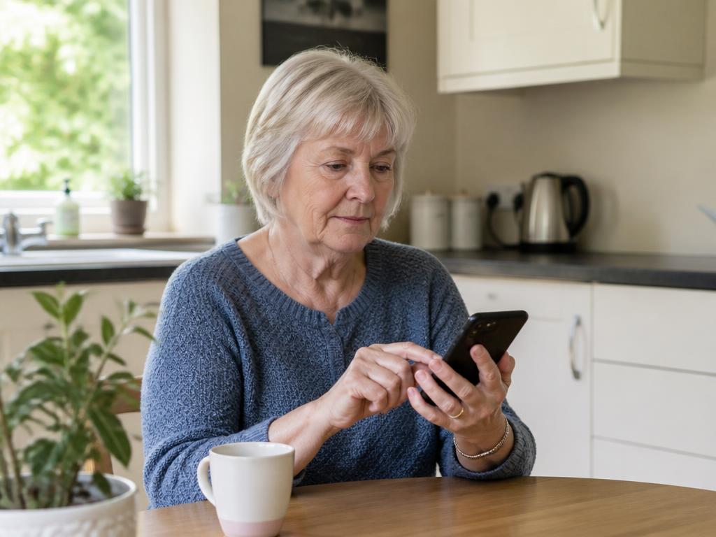 A person at home asking for help with a household job